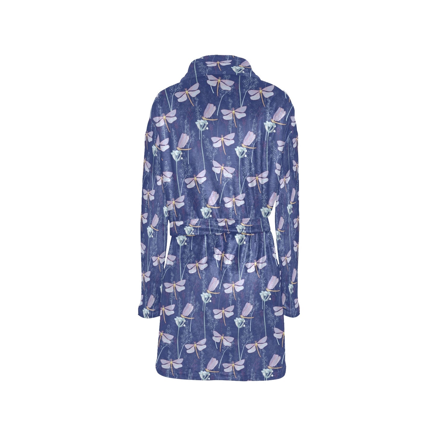 Dragonfly Print Design LKS401 Women's Fleece Robe