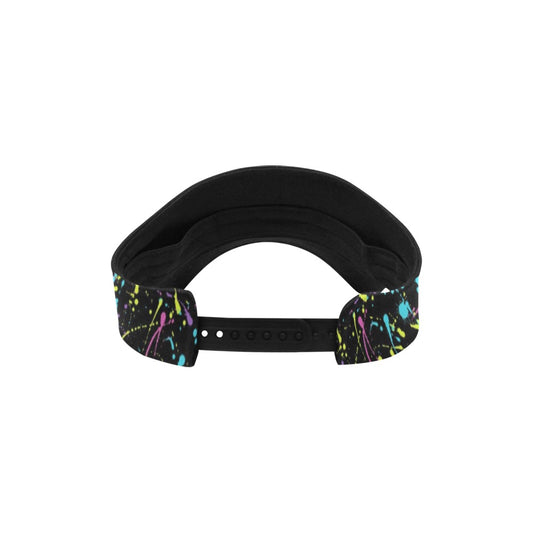 Splatter Multicolor Print Design LKS302 Unisex Sun Visor