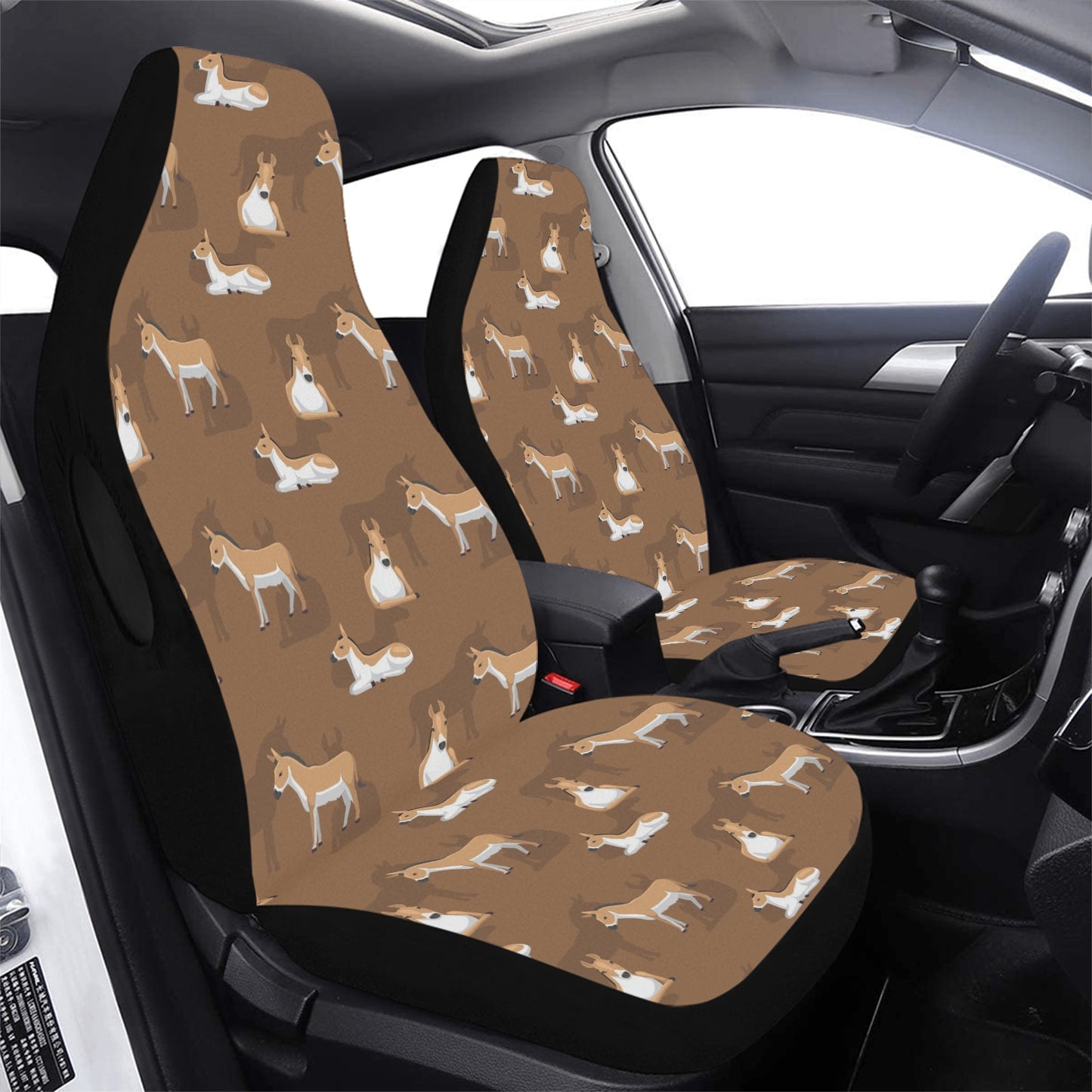 Donkey Print Design LKS401 Car Seat Covers