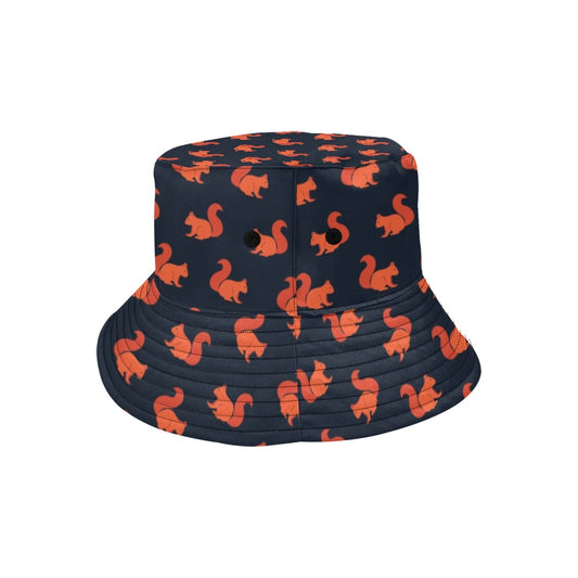Squirrel Print Design LKS306 Unisex Bucket Hat