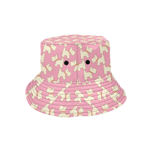 Scottish Terriers Print Design LKS306 Unisex Bucket Hat