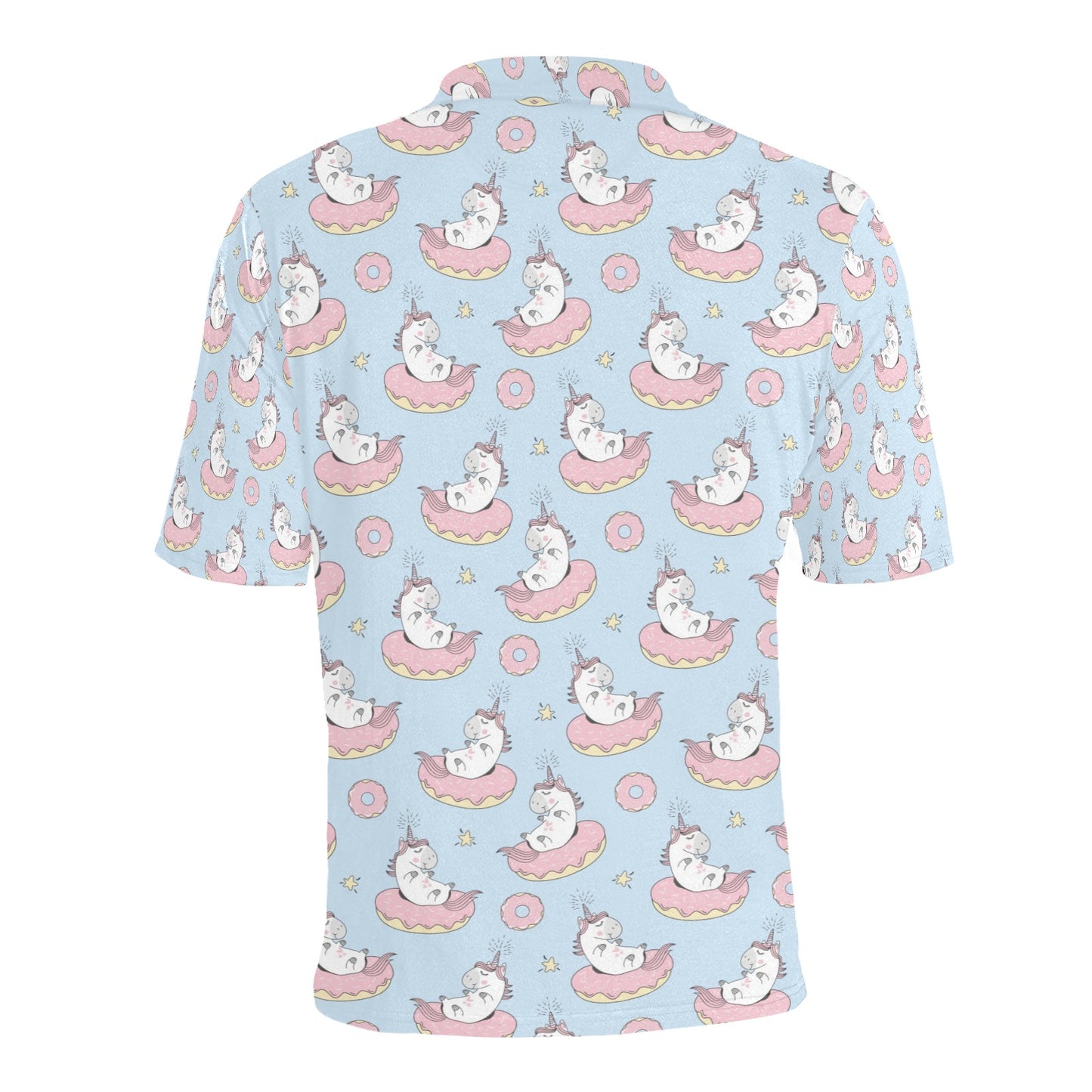 Unicorn Print Design LKS303 Men Polo Shirt