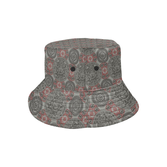 Calendar Aztec Style Print Pattern Unisex Bucket Hat