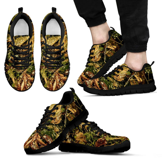 Camo Realistic Tree Forest Texture Print Men Sneakers Shoes