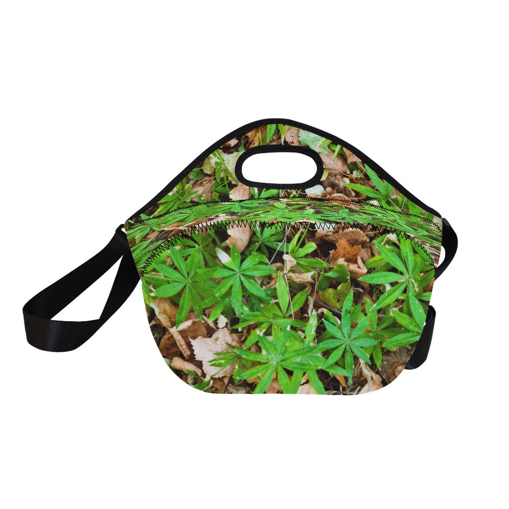 Camouflage Realistic Tree Fresh Print Neoprene Lunch Bag (Model 1669)(Large)-JTAMIGO.COM