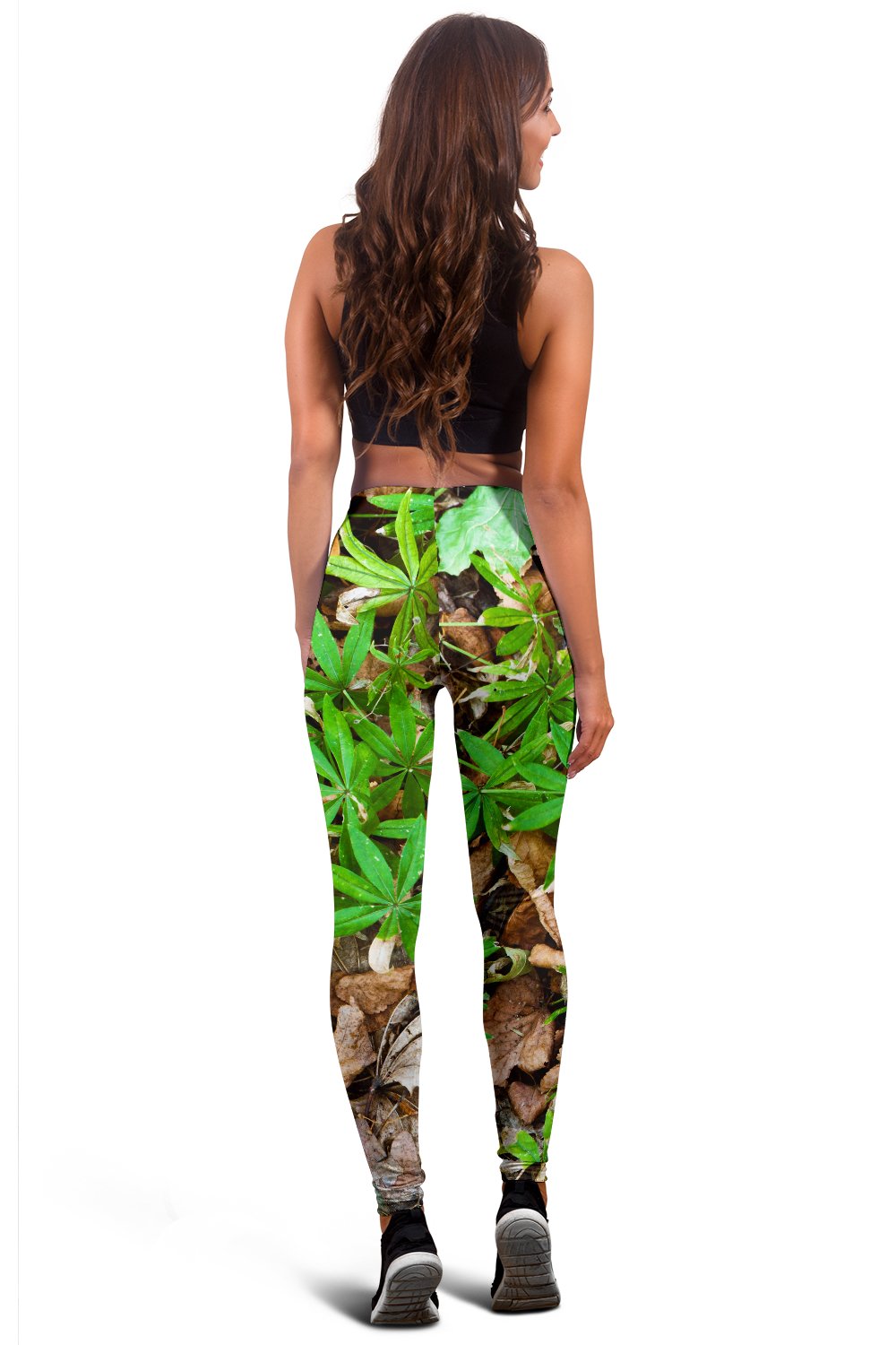 Camouflage Realistic Tree Fresh Print Women Leggings