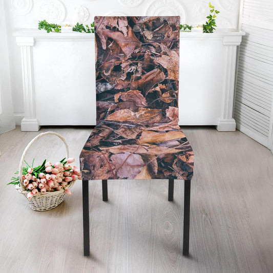 Camouflage Realistic Tree Leaf Print Dinning Chair Slipper-JTAMIGO.COM