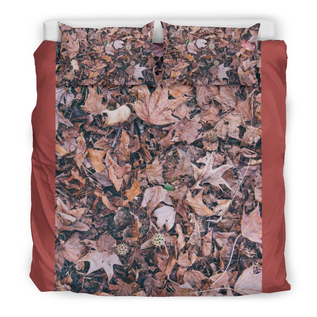 Camouflage Realistic Tree Leaf Print Duvet Cover Bedding Set
