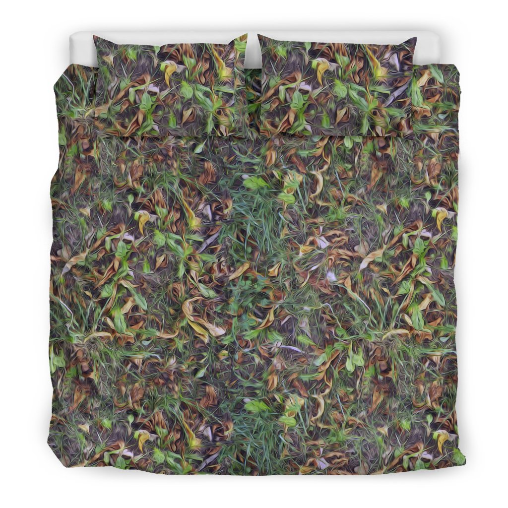 Camouflage Realistic Tree Print Duvet Cover Bedding Set