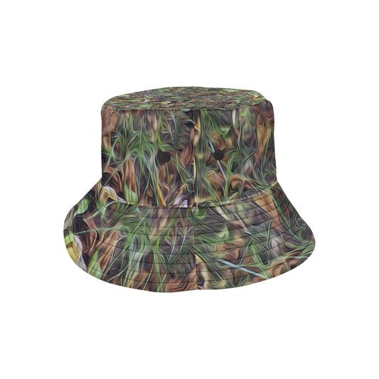 Camouflage Realistic Tree Print Unisex Bucket Hat