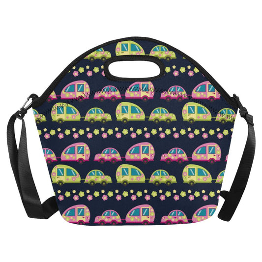 Camper Cute Camping Design No 3 Print Neoprene Lunch Bag (Model 1669)(Large)-JTAMIGO.COM