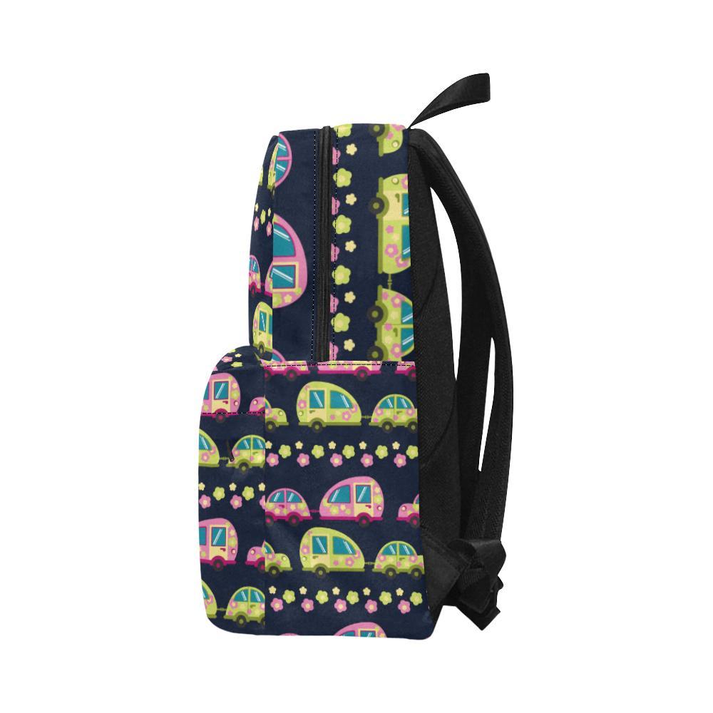 Camper Cute Camping Design No 3 Print Waterproof Backpack-JTAMIGO.COM
