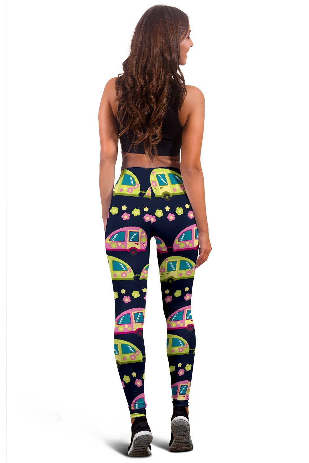 Camper Cute Camping Design No 3 Print Women Leggings