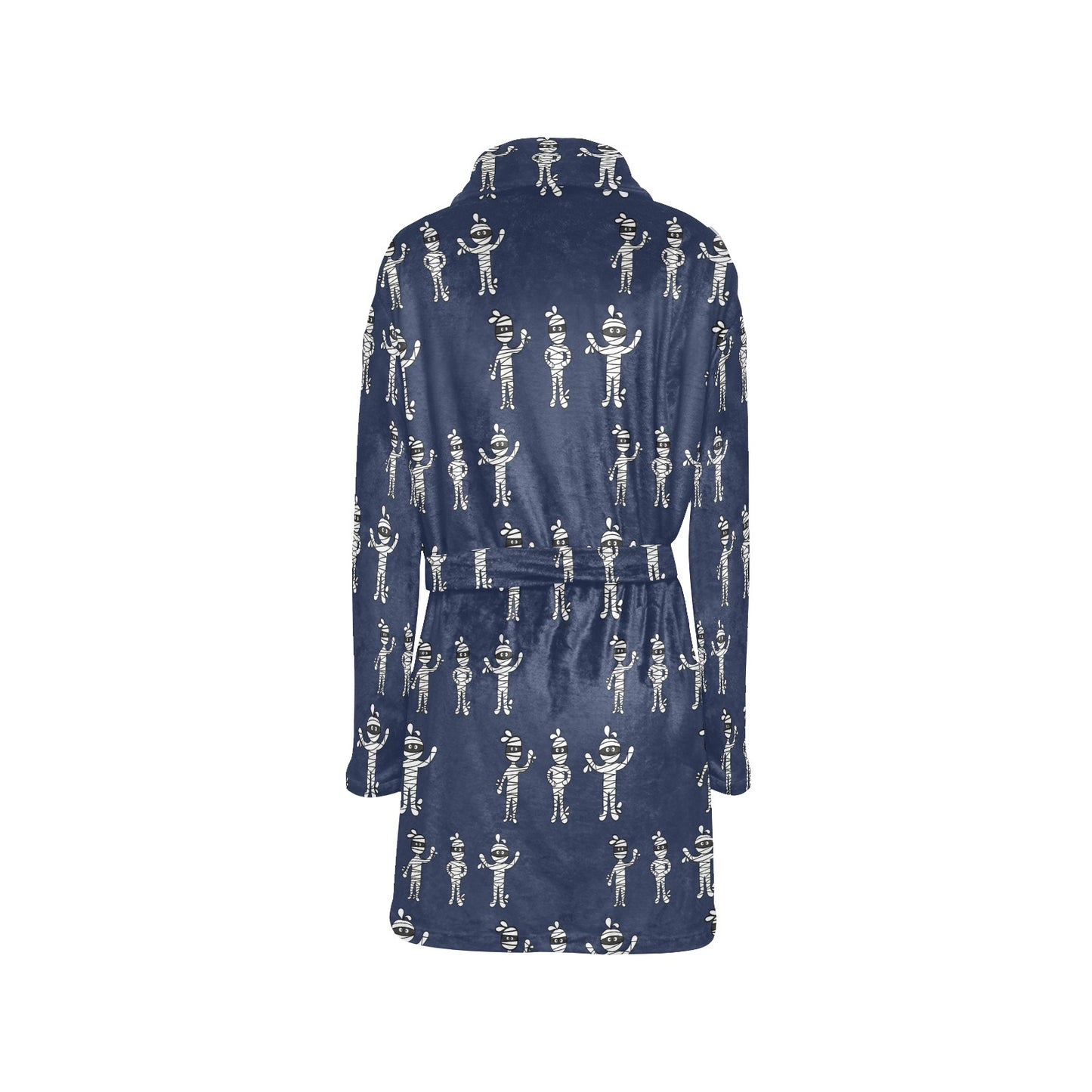 Mummy Print Design LKS306 Women's Fleece Robe