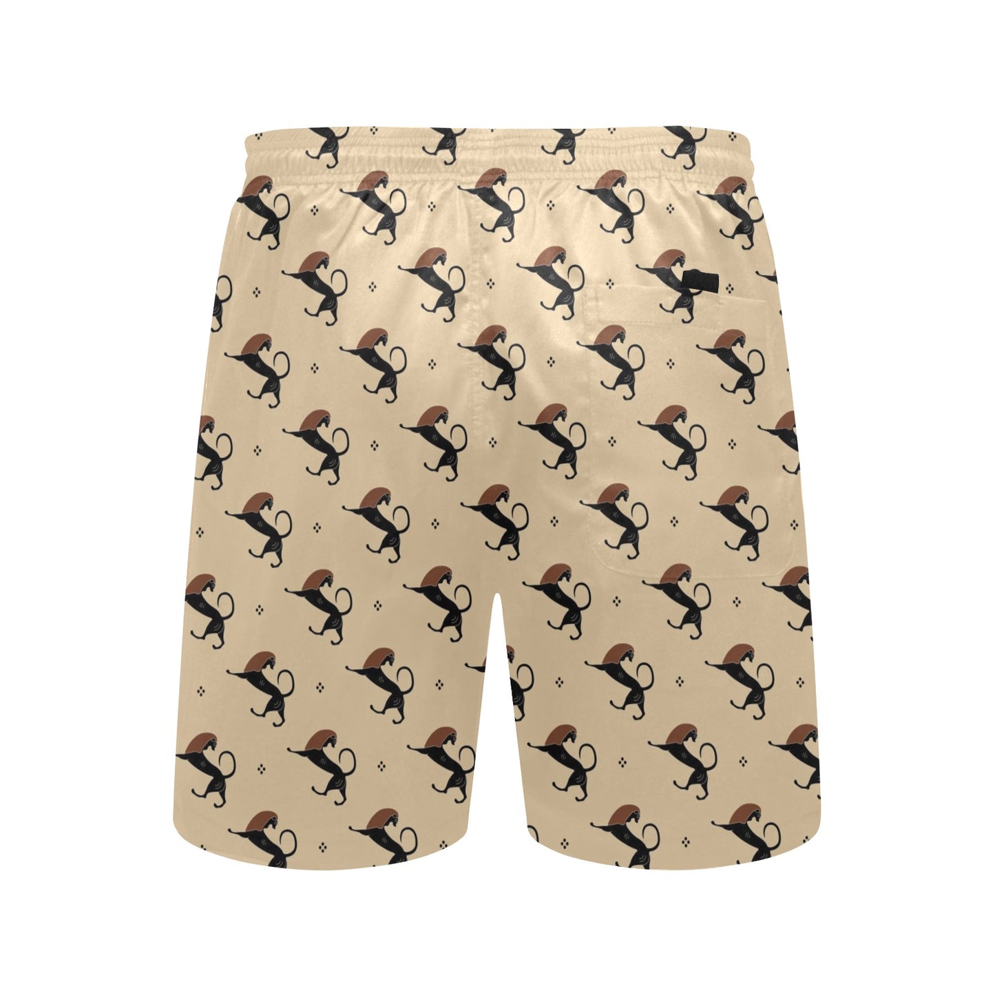 Ancient Greek Print Design LKS3011 Men's Swim Trunks Beach Shorts