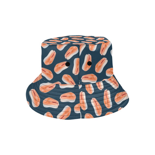 Salmon Steak Print Design LKS306 Unisex Bucket Hat