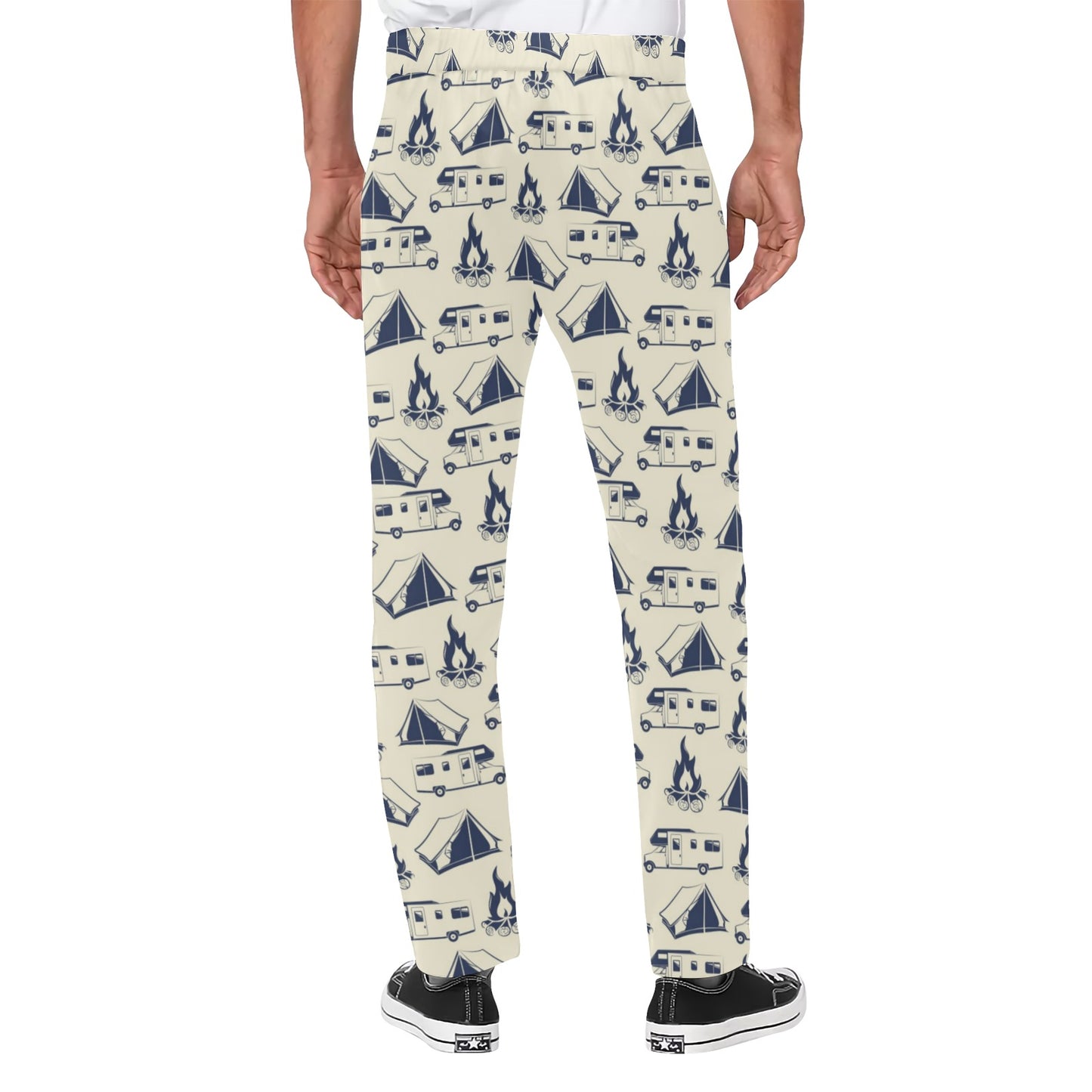Campfire Pattern Print Design 01 Men's Pants