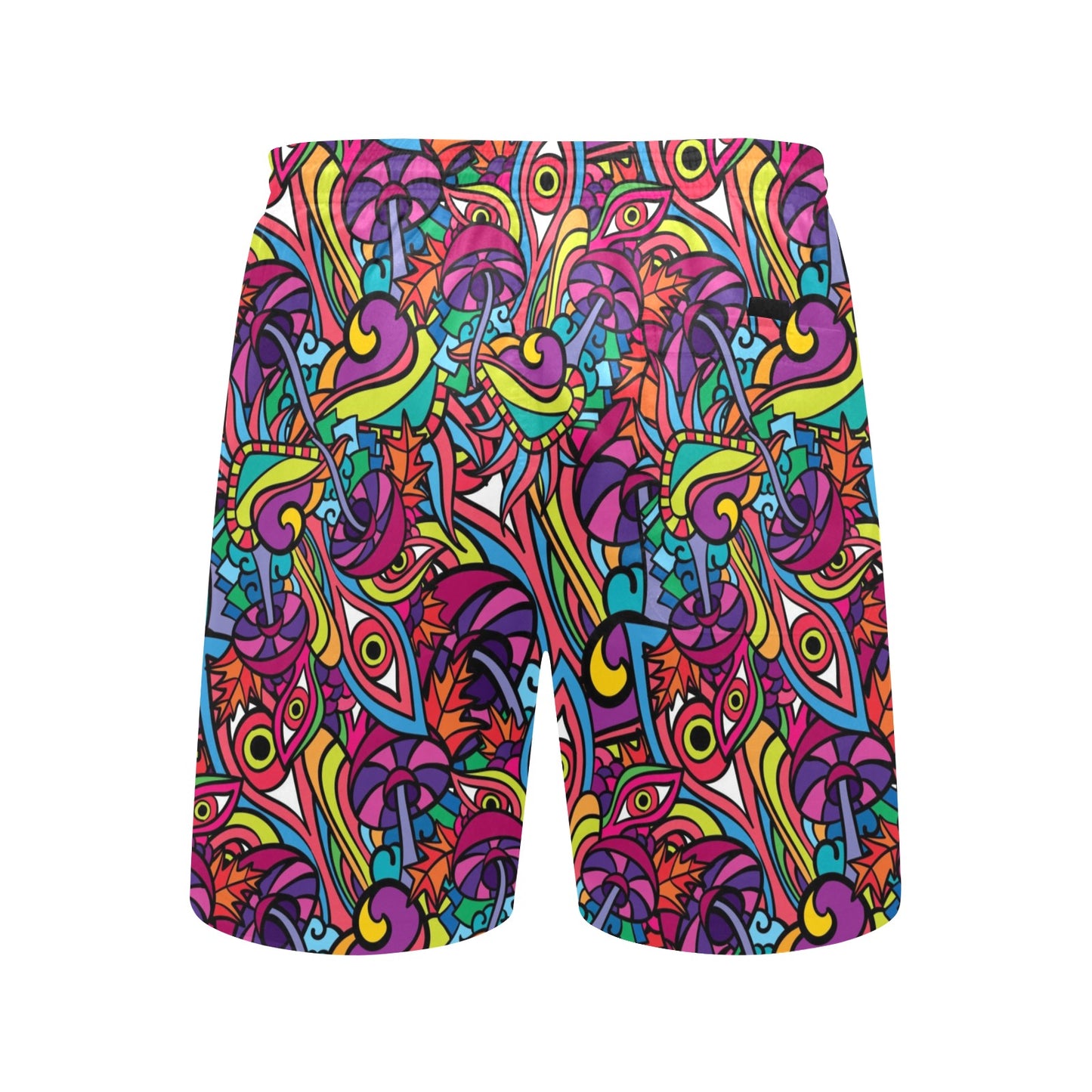 Trippy Print Design LKS302 Men's Swim Trunks Beach Shorts