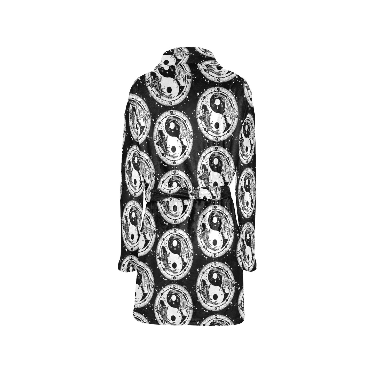 Yin Yang Koi Fish Women's Fleece Robe