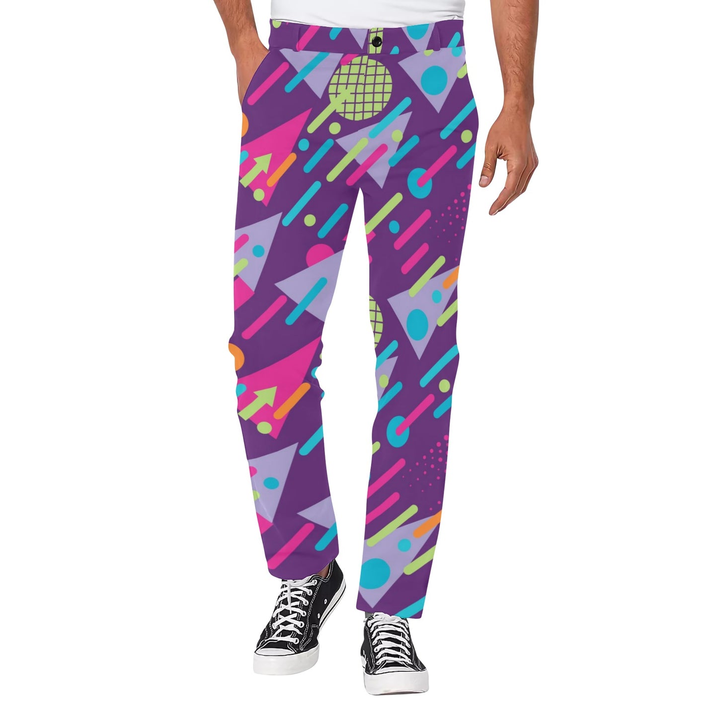 90s Pattern Print Design 4 Men's Pants