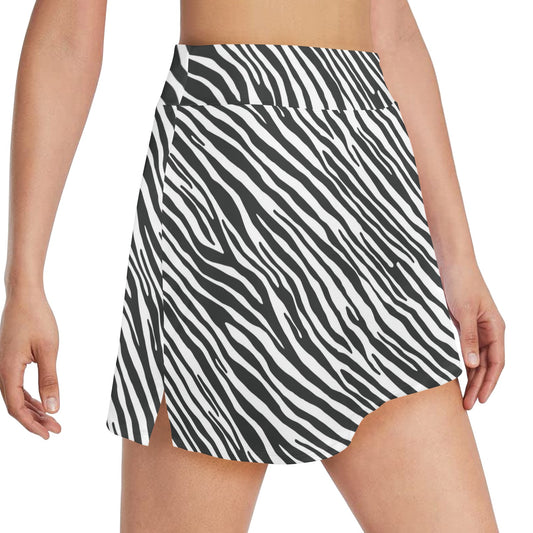 Zebra Classic Print Design LKS302 17" Golf & Pickleball Skort with Pockets