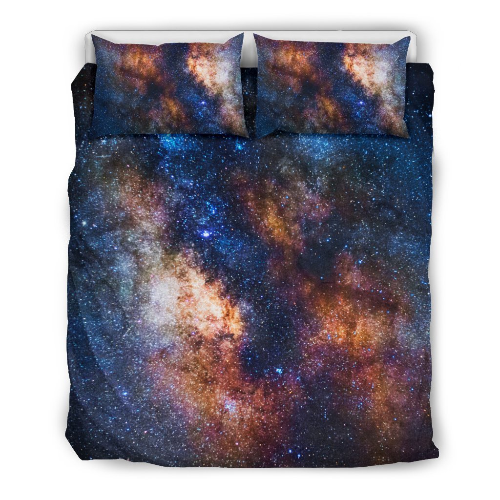 Celestial Milky Way Galaxy Duvet Cover Bedding Set