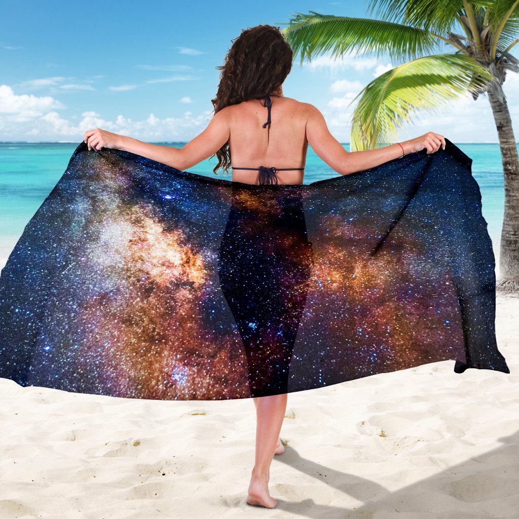 Celestial Milky way Galaxy Sarong Pareo Wrap