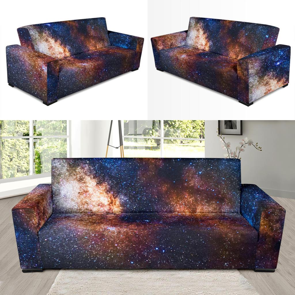 Celestial Milky way Galaxy Sofa Slipcover-JTAMIGO.COM