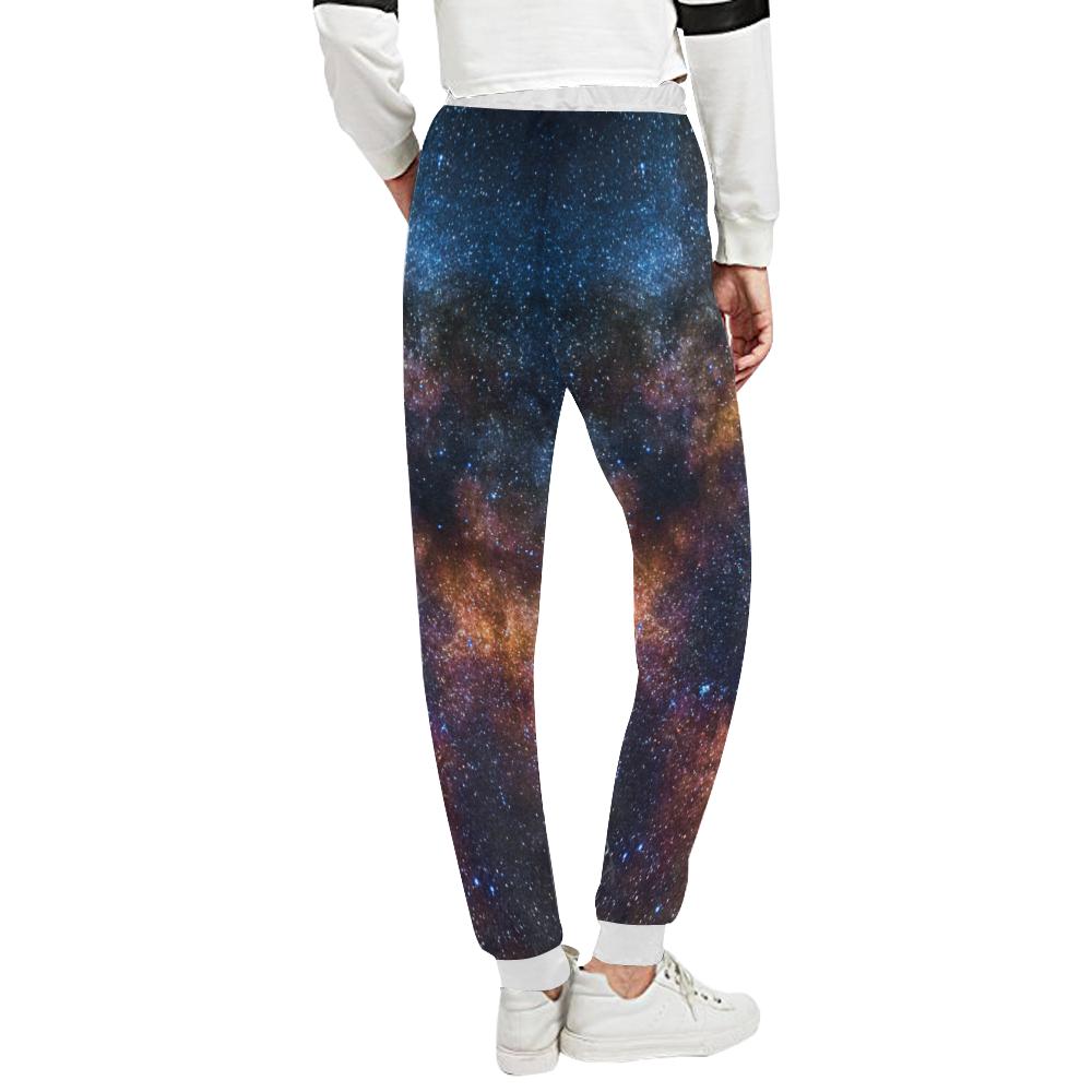 Celestial Milky way Galaxy Unisex Casual Sweatpants (Model L11)-JTAMIGO.COM