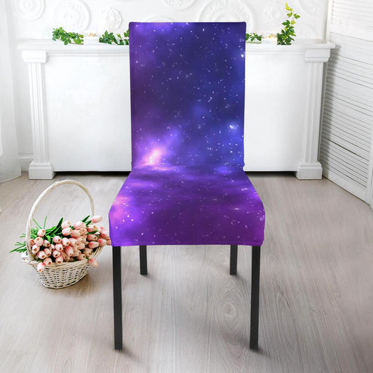 Celestial Purple Blue Galaxy Dinning Chair Slipper-JTAMIGO.COM