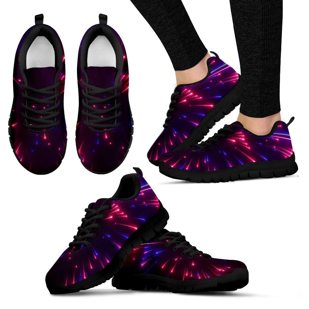 Celestial Purple Blue Neon Speed Light Women Sneakers Shoes