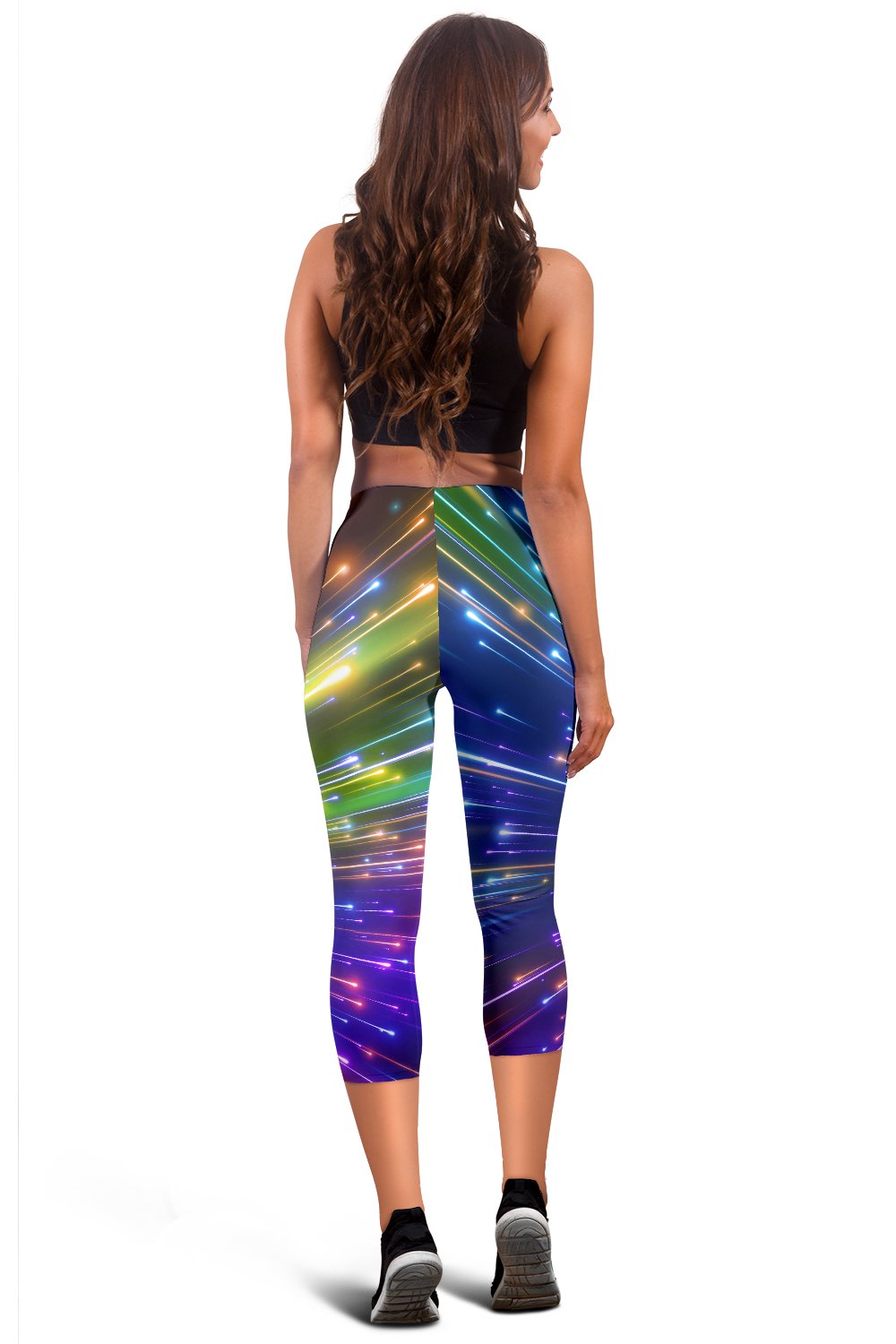 Celestial Rainbow Speed Light Women Capris