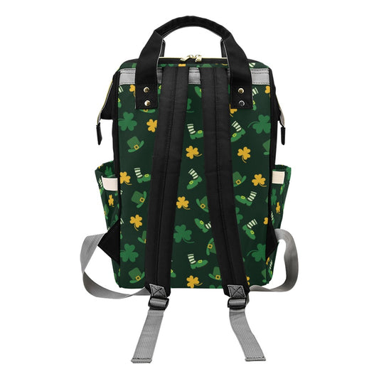 St Patricks Day Print Design LKS306 Diaper Bag Backpack