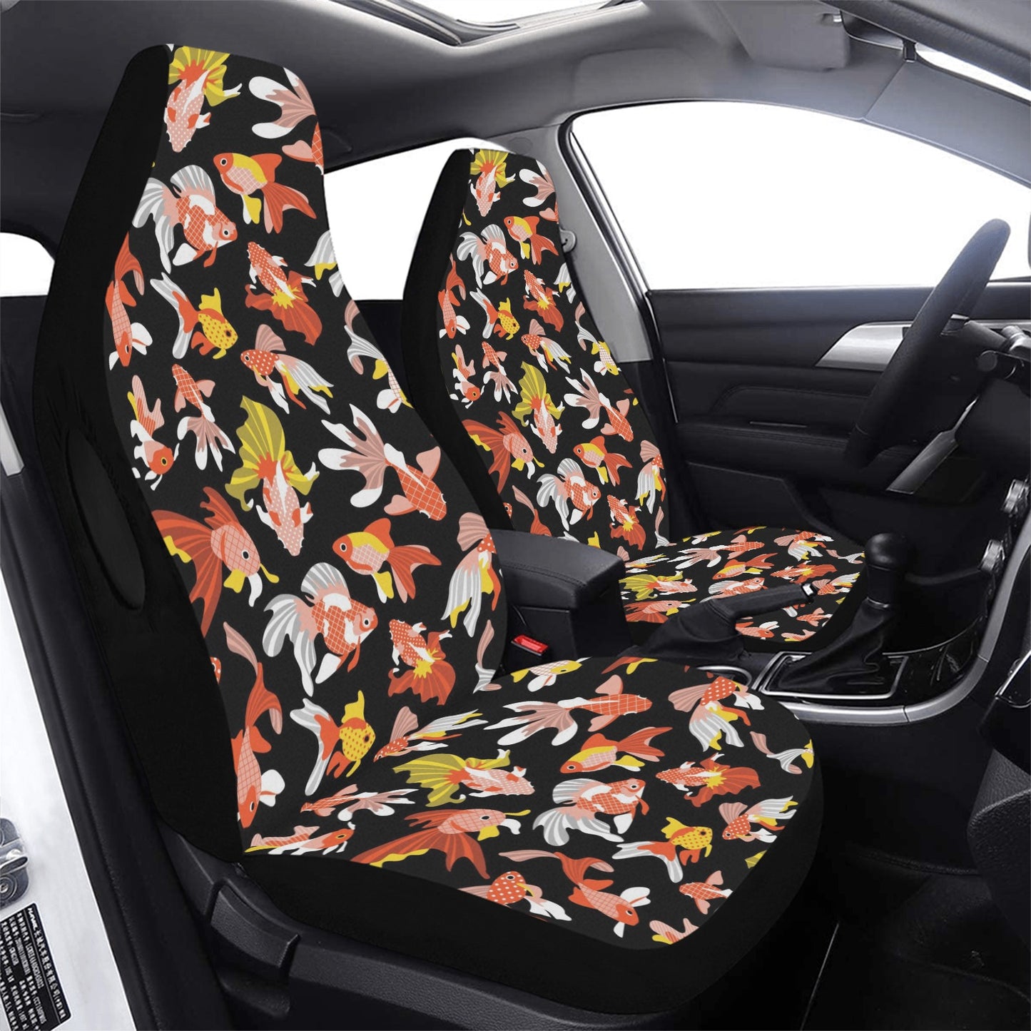 Goldfish Print Design LKS401 Car Seat Covers