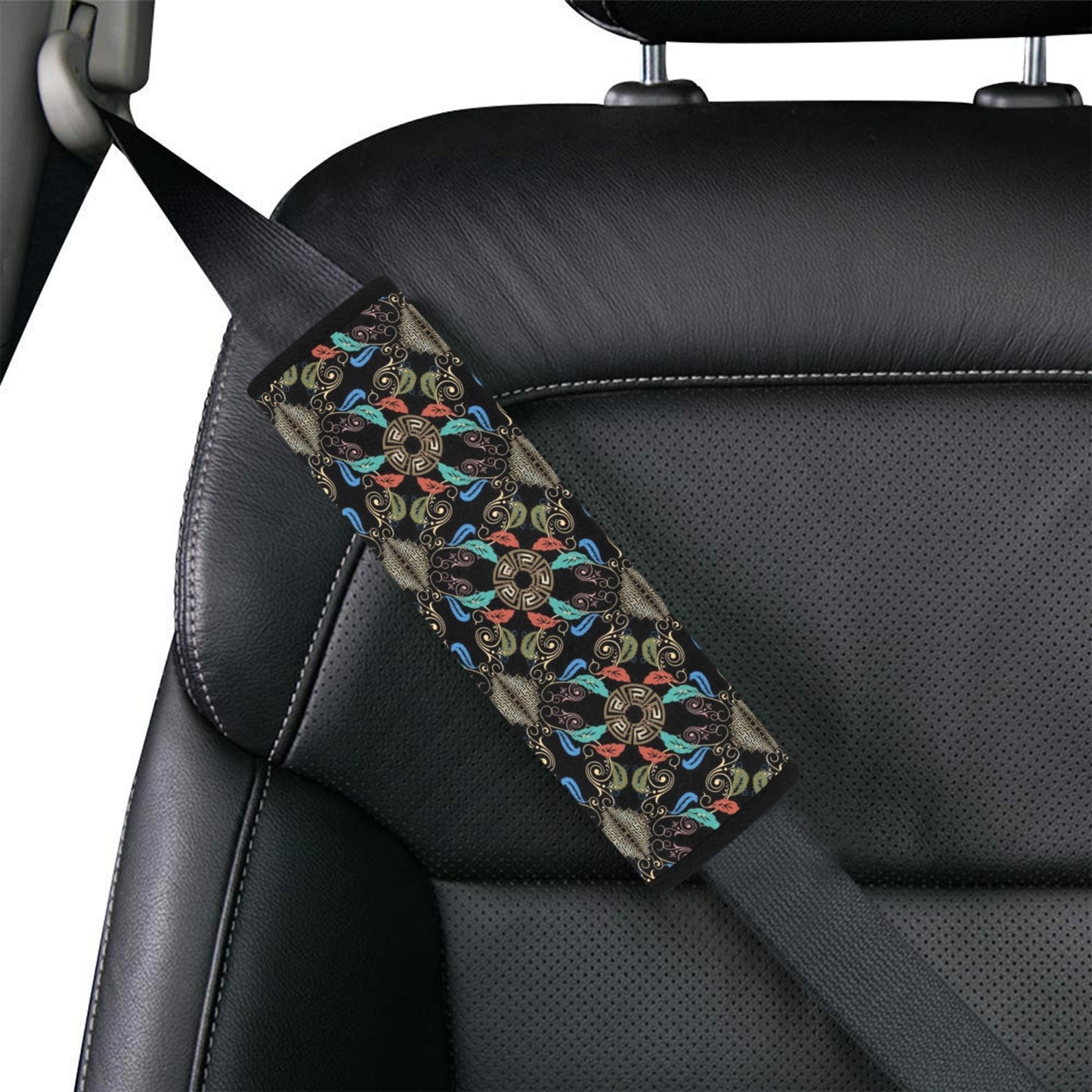 Ancient Greek Print Design LKS308 Car Seat Belt Cover