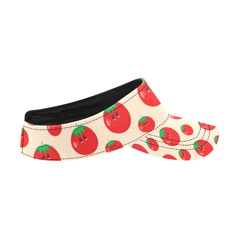 Tomato Print Design LKS308 Unisex Sun Visor