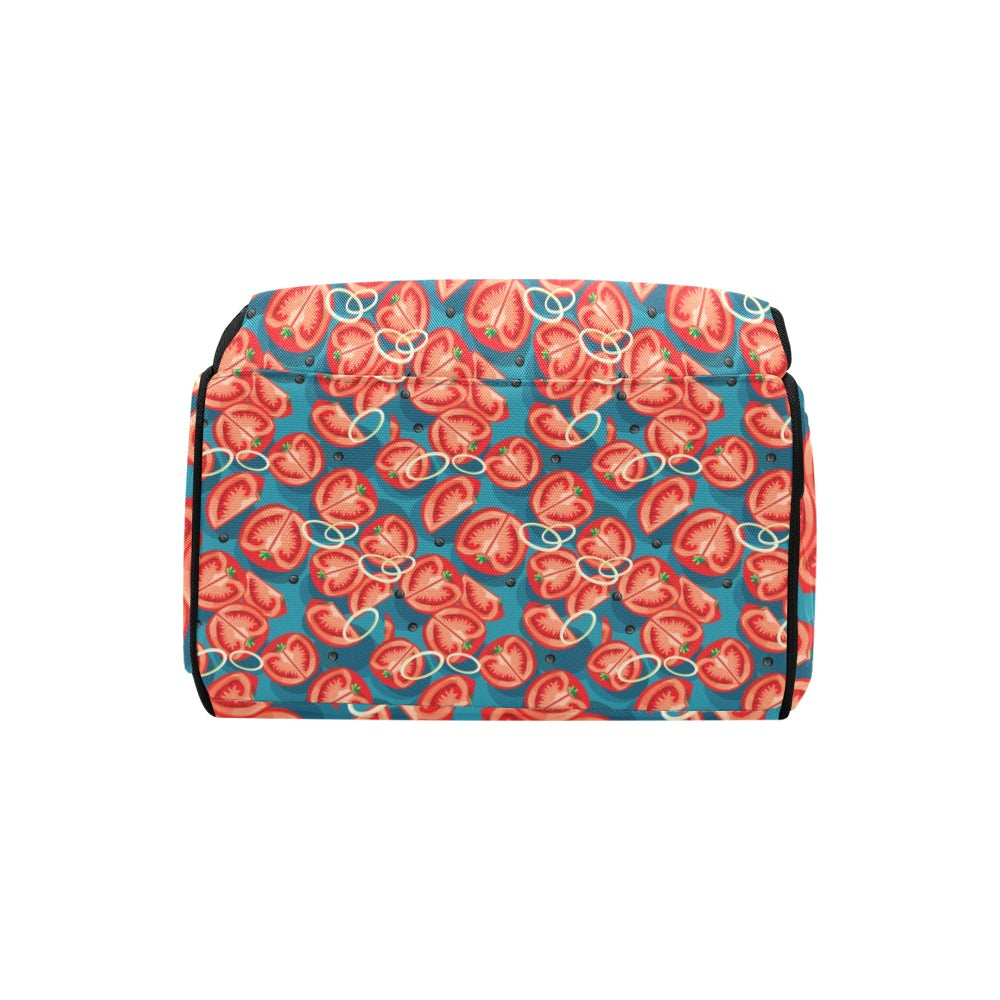 Tomato Print Design LKS301 Diaper Bag Backpack