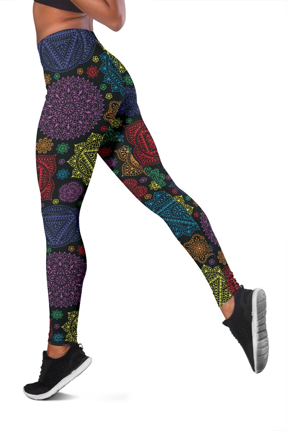 Chakra Mandala Print Pattern Women Leggings