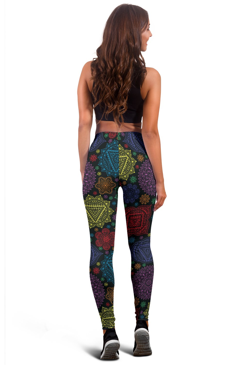 Chakra Mandala Print Pattern Women Leggings