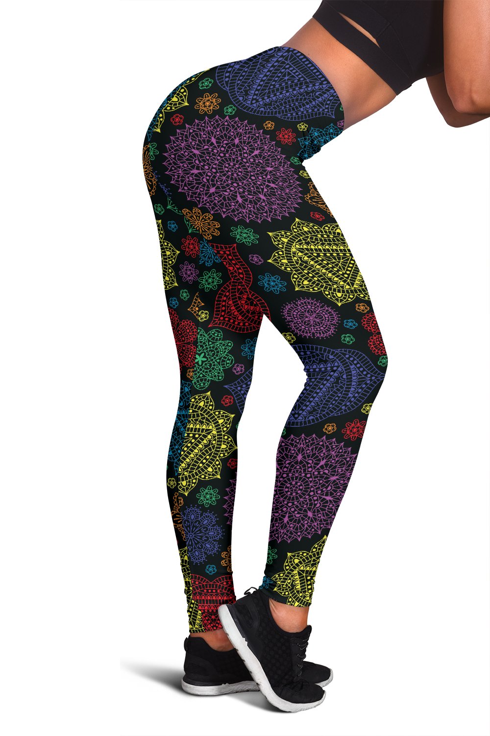 Chakra Mandala Print Pattern Women Leggings