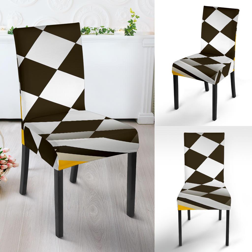 Checkered Flag Racing Style Dinning Chair Slipper-JTAMIGO.COM