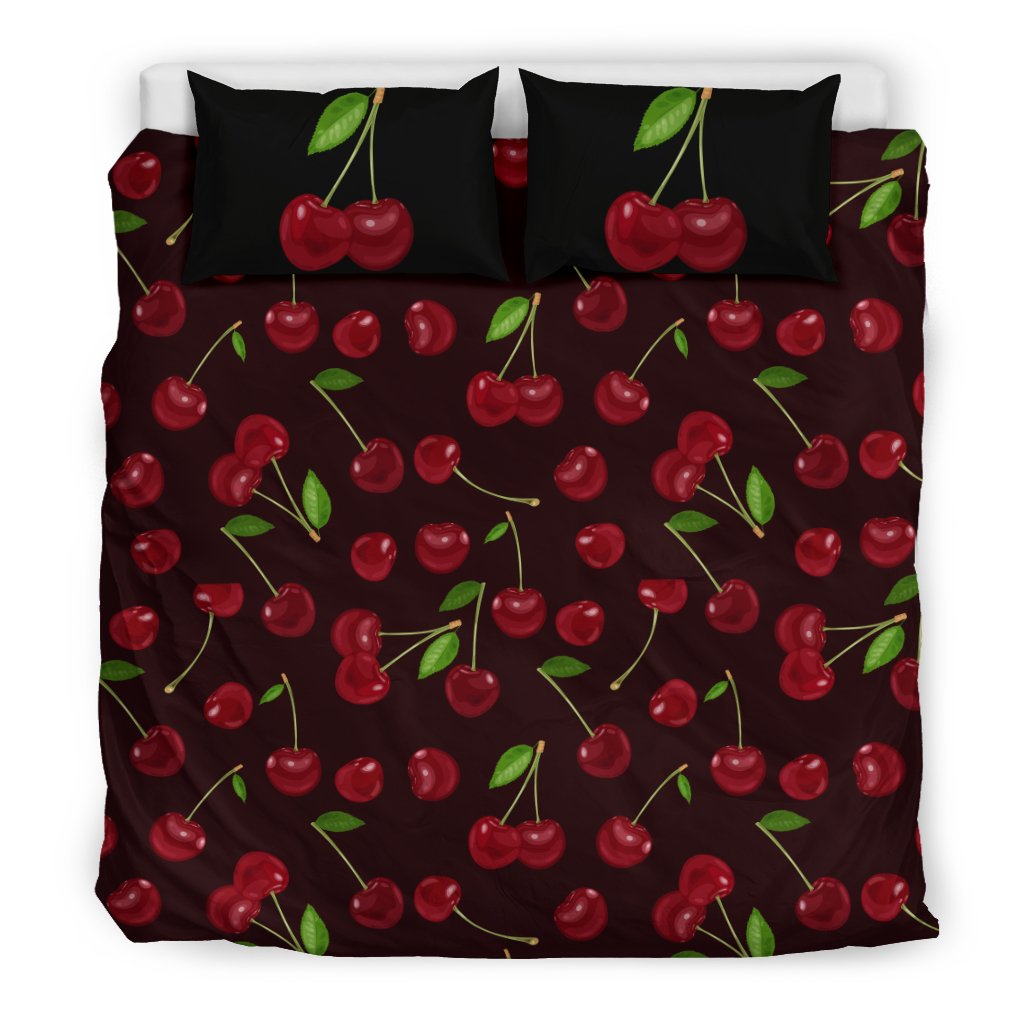 Cherry Fresh Pattern Duvet Cover Bedding Set