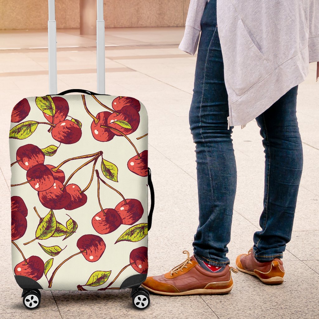Cherry Hand Draw Luggage Cover Protector