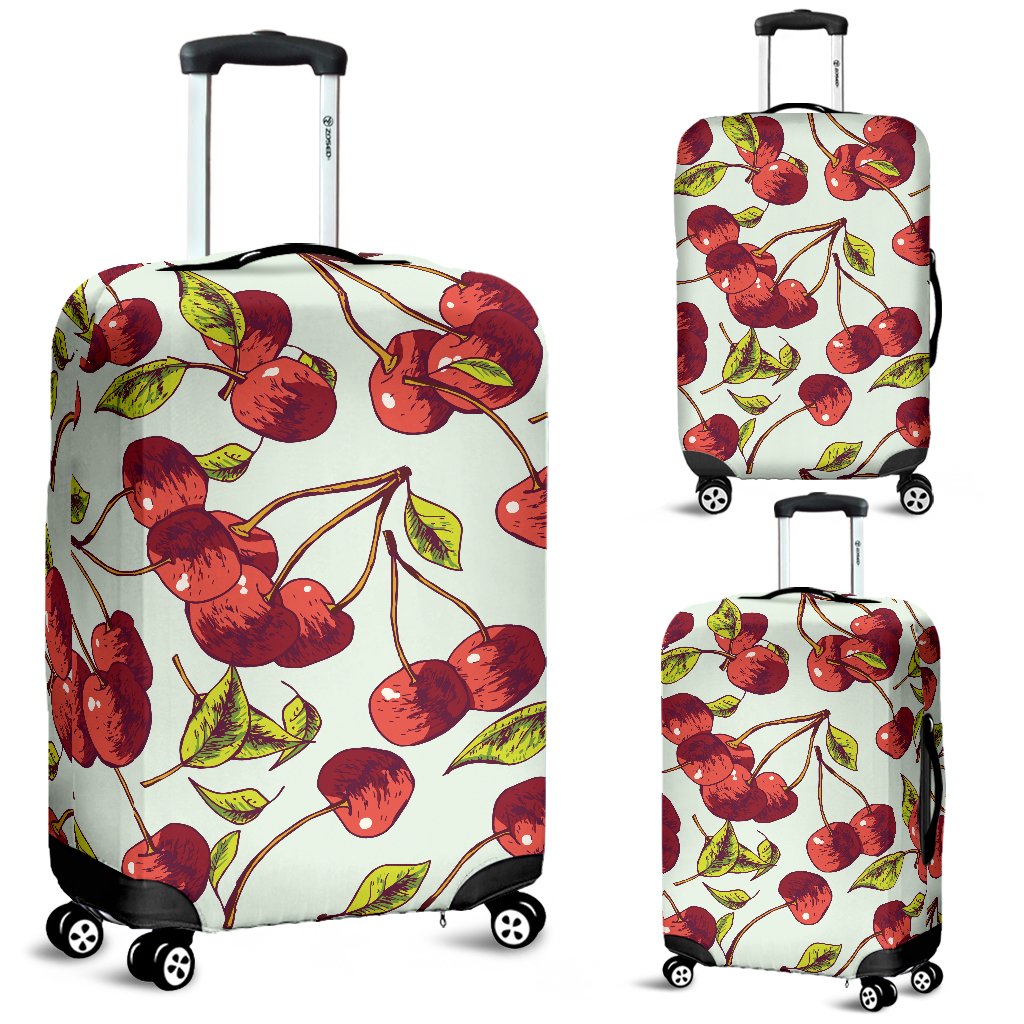 Cherry Hand Draw Luggage Cover Protector
