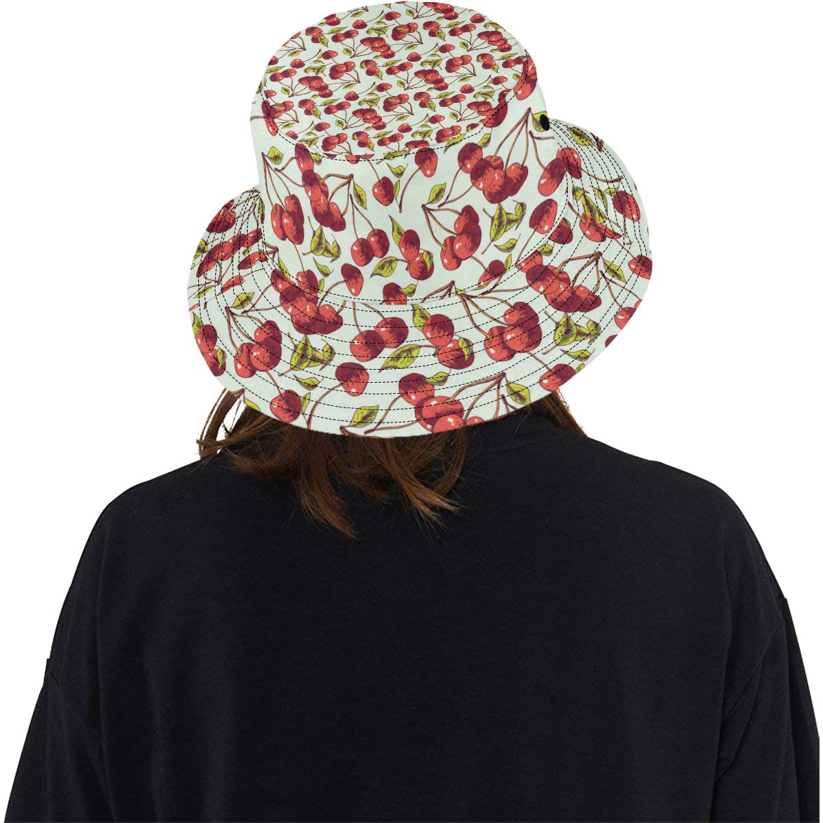 Cherry Hand Draw Unisex Bucket Hat