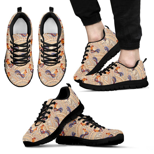 Chicken Boho Style Pattern Men Sneakers Shoes