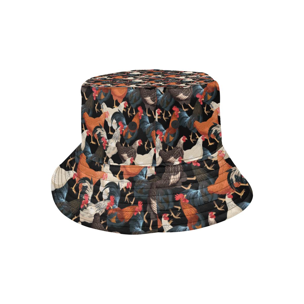 Chicken Print Pattern Unisex Bucket Hat