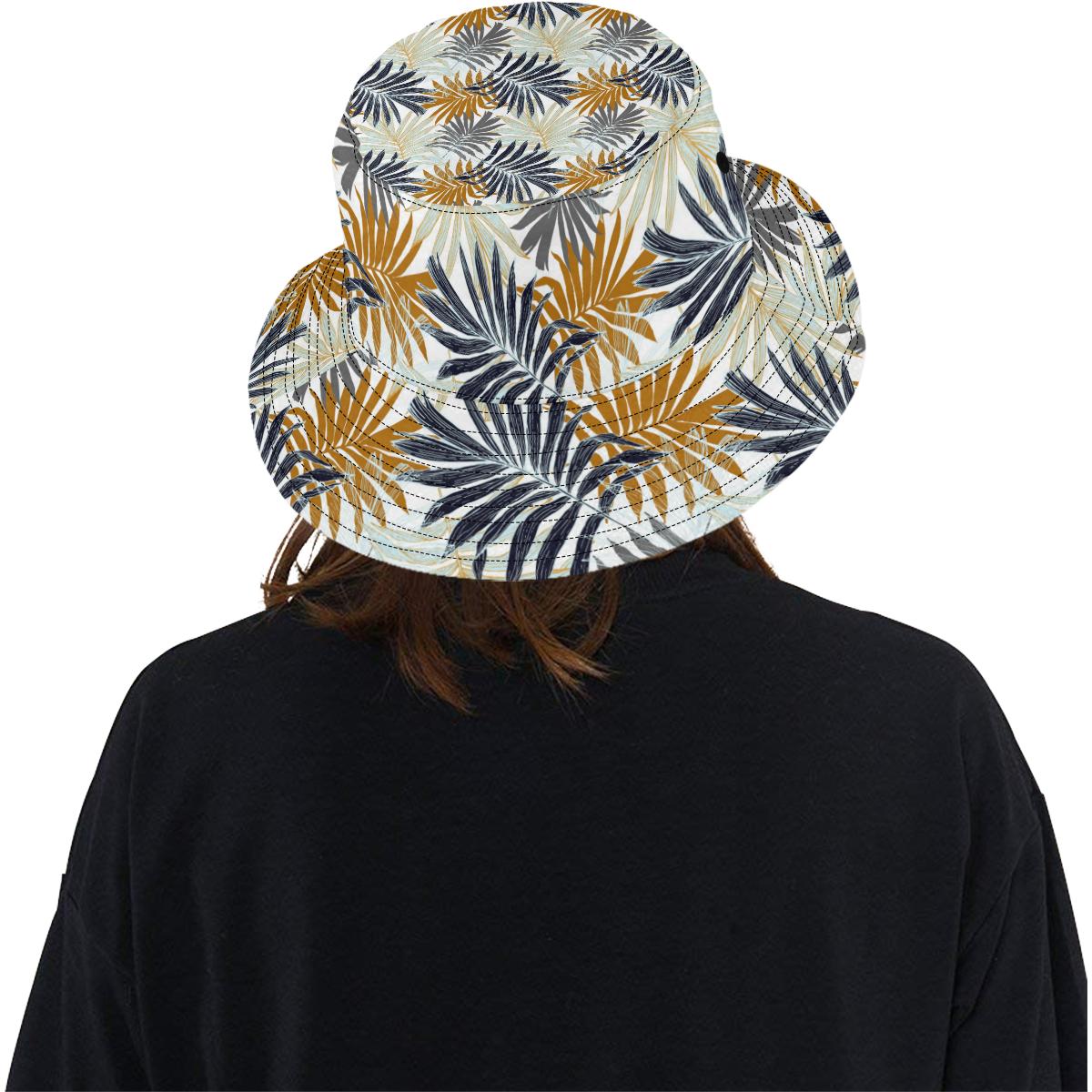 Colorful Tropical Palm Leaves Unisex Bucket Hat