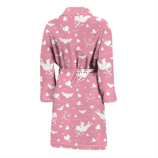 Cupid Pattern Print Design 03 Men Bathrobe-JORJUNE.COM