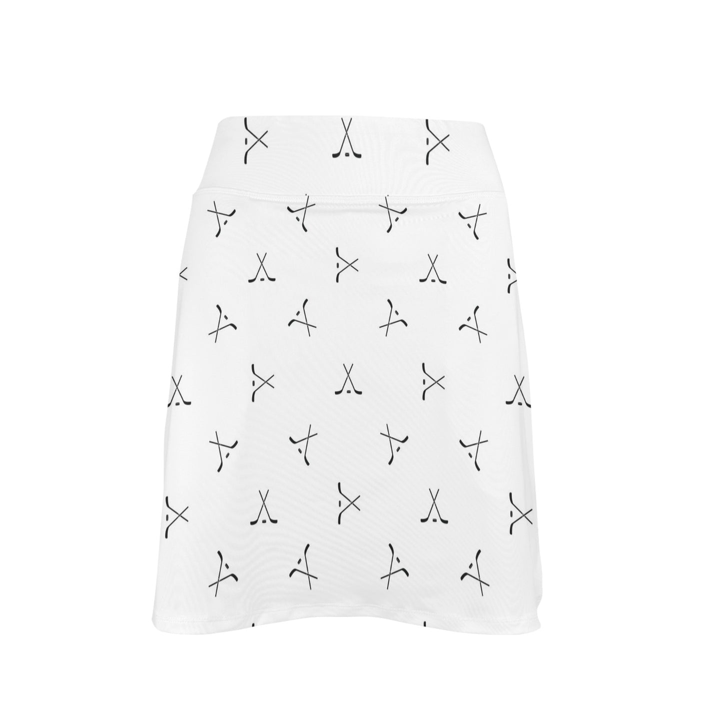 Hockey Print Design LKS304 Women's Golf Skirt with Pocket
